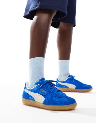 Puma Suede Mohair Sneakers In Blue