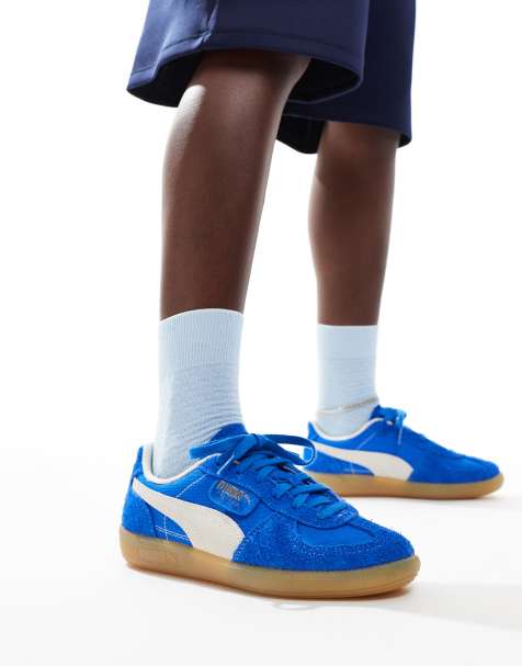PUMA Palermo Vintage sneakers in blue - view 1