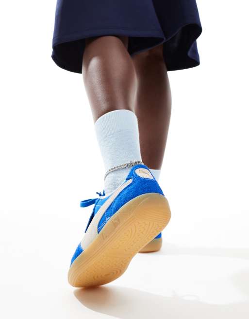Puma suede blue on feet best sale