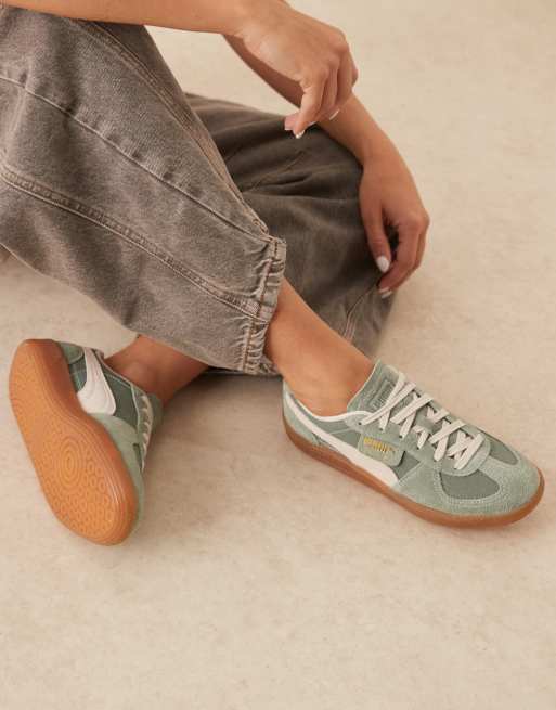 PUMA Palermo Vintage sneakers in green