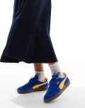 [Puma] PUMA Palermo Vintage sneakers in navy & yellow 38 NAVY