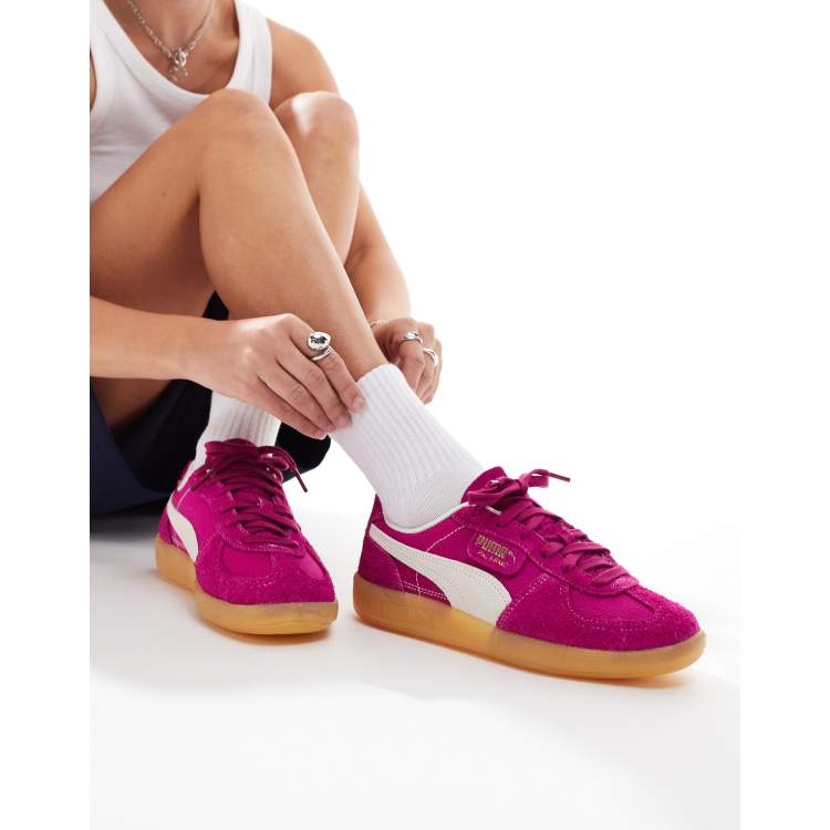 PUMA Palermo Vintage sneakers in pink ASOS