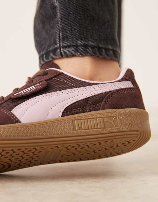 Puma Palermo Vintage trainers in chocolate brown, 3 of 5