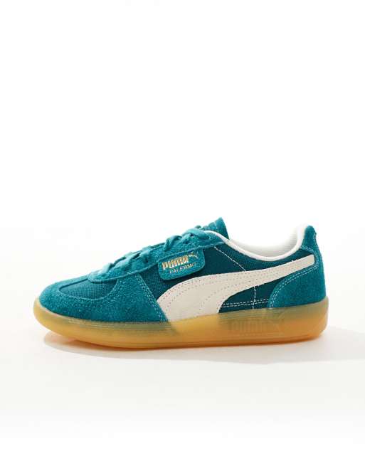 Puma Palermo Vintage trainers in green ASOS