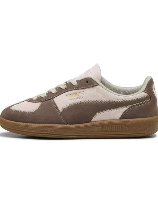 Puma Palermo Wine Club trainers in brown and pink, 4 of 4