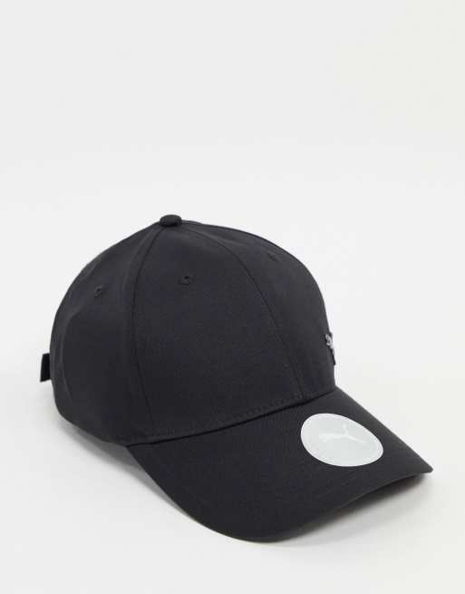 PUMA - Pet met metalen logo in zwart