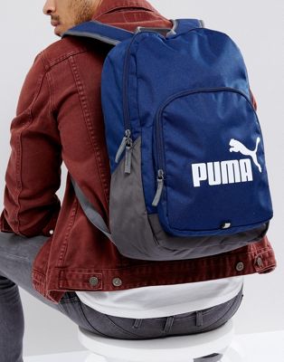 Puma Phase Backpack In Navy 7358902 | ASOS