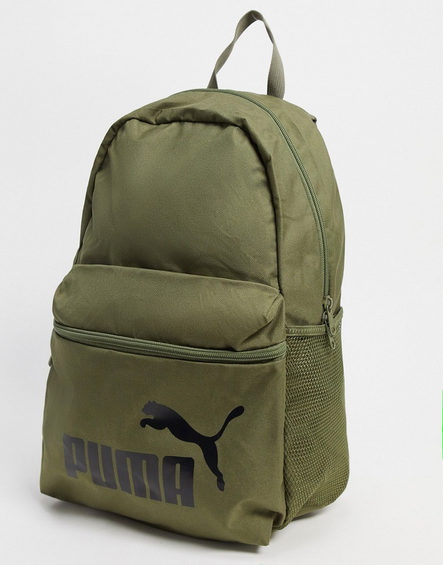 Puma – Phase – Khakifärgad ryggsäck-Grön