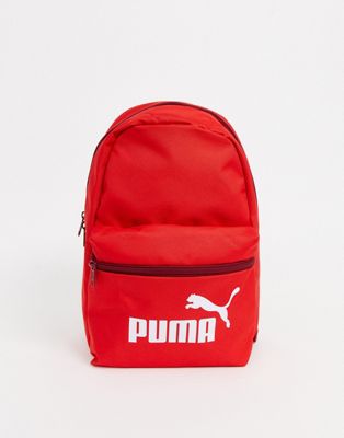 Puma – Phase – Röd, liten ryggsäck