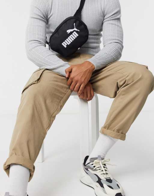 Puma Phase small bum bag in black ASOS