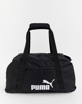Puma Phase Sport holdall bag in black 
