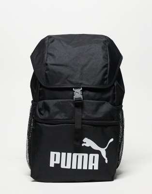 Puma unisex black m365 solid backpack hotsell