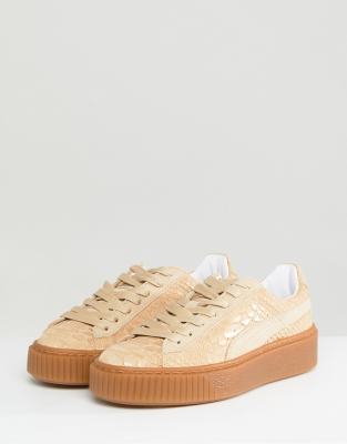 puma snakeskin trainers