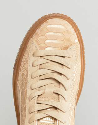 Puma platform exotic skin sales trainer