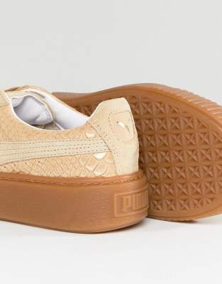 puma platform exotic skin trainer