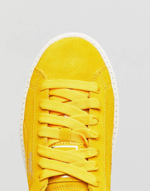 Puma platform trace 2025 trainers in yellow