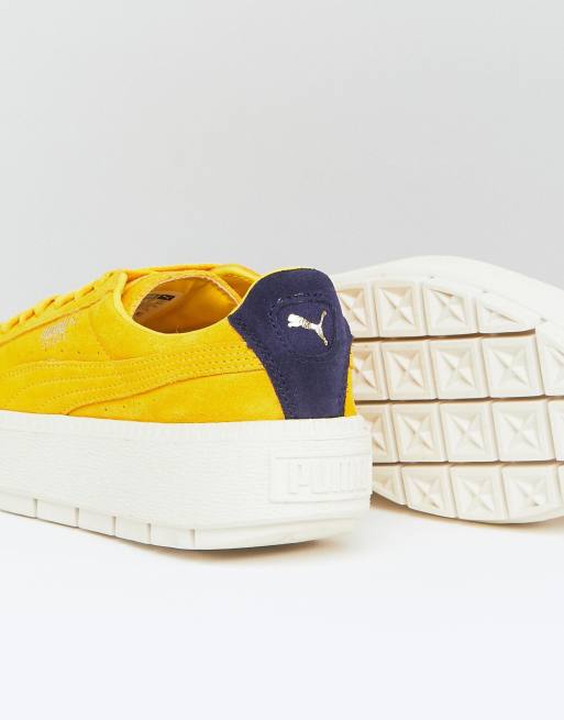 Puma cheap platform yellow