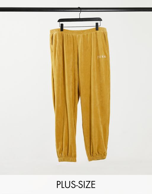 puma cord jogger in mustard