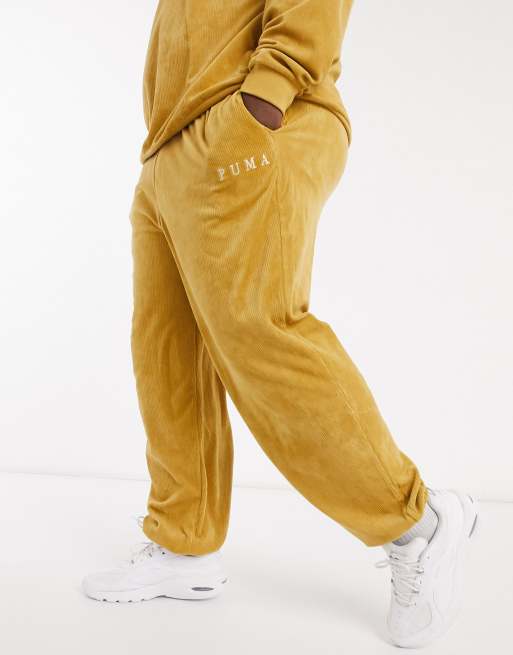 Mustard joggers hot sale