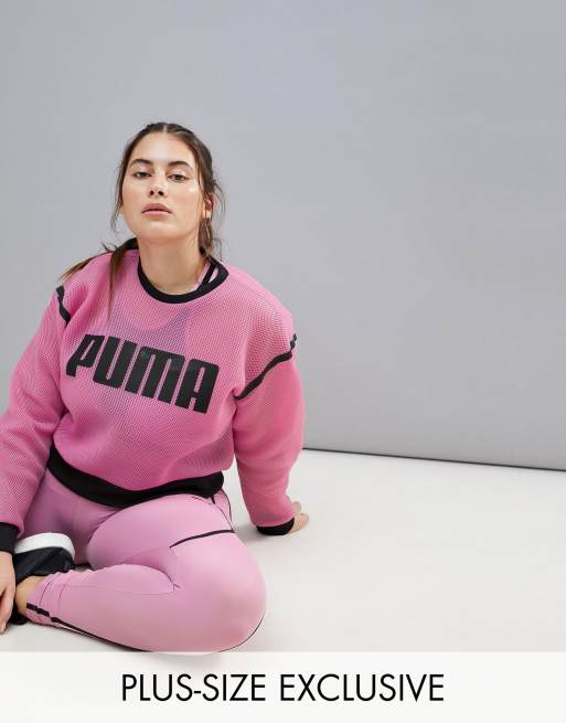 Puma Plus – Endast hos ASOS Active meshsweatshirt