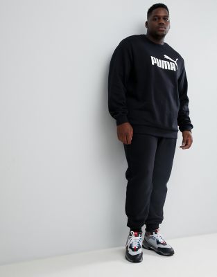 puma essential skinny joggers in black