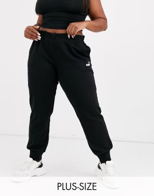 puma essentials black sweatpants