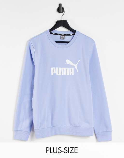 Puma Plus - Essentials - Felpa blu con logo