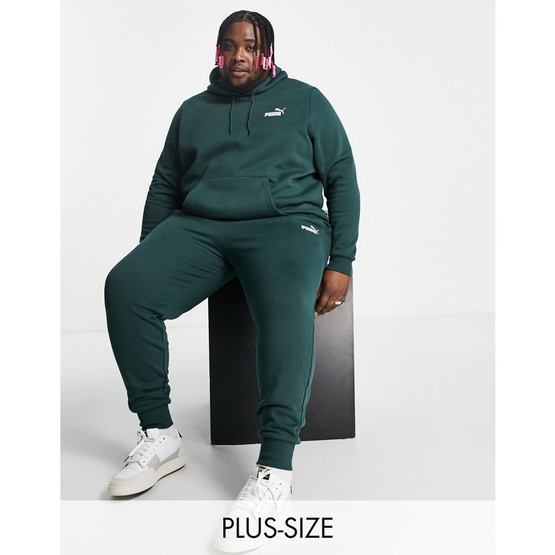 Pantaloni e leggings Activewear Puma Plus - Essentials - Joggers verde scuro