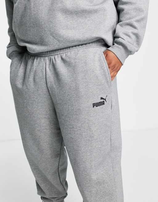 Puma grey on sale tracksuit bottoms