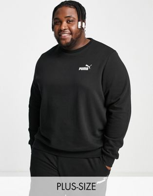 Sweats et sweats à capuche Puma Plus - Essentials - Sweat à petit logo - Noir