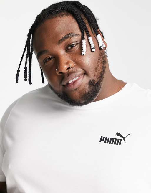 Puma Plus - Essentials - T-shirt à petit logo - Blanc, 2 de 4