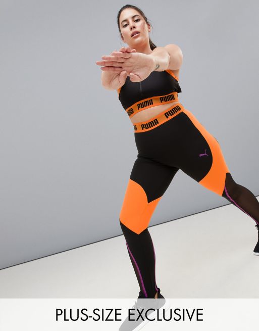 Plus Size Leggings Orange