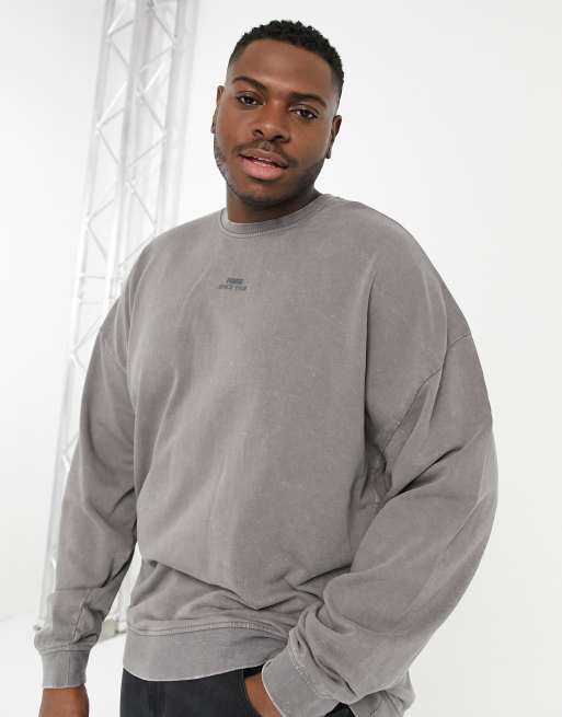 Puma charcoal store grey sweatshirt