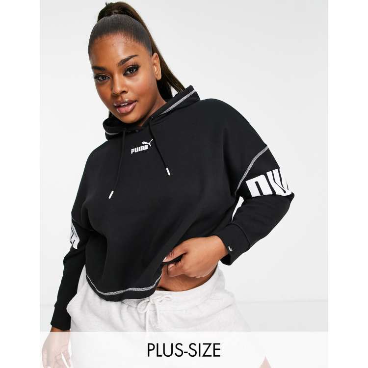 Puma Plus Power hoodie in black