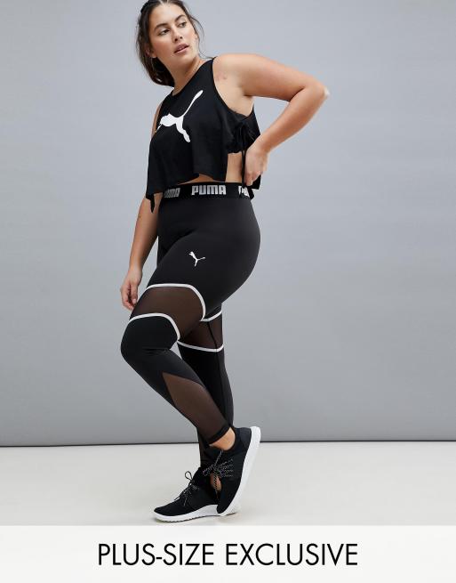 Missguided – Schwarze Sport-Leggings mit Netzeinsatz