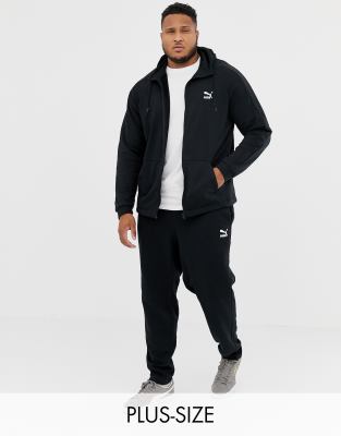 Puma PLUS Tracksuit Set In Black Exclusive to ASOS