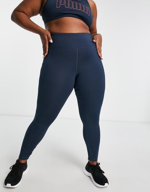 leggings Training ASOS 7/8 high waist Plus in navy favorite Puma forever |