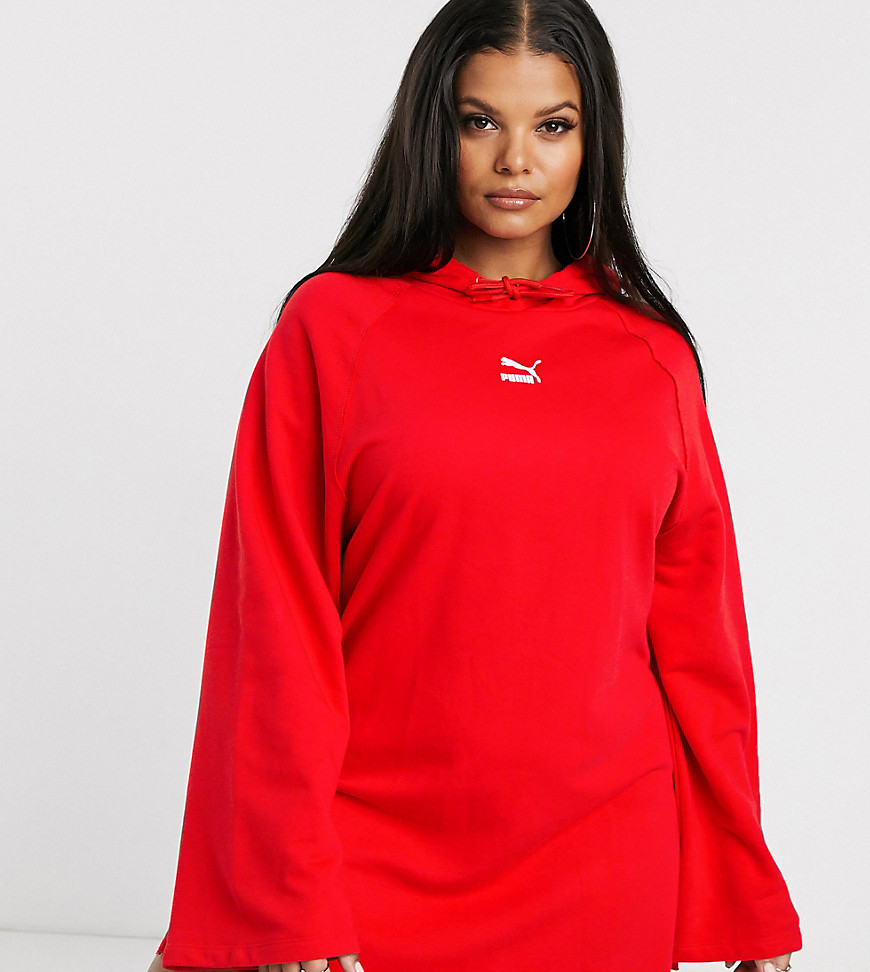 Puma Plus - Vestito rosso con cappuccio - In esclusiva per ASOS