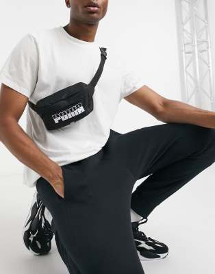 puma tape tie waist crew sweatshirt