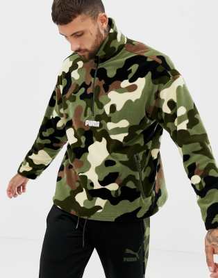 camouflage half jacket