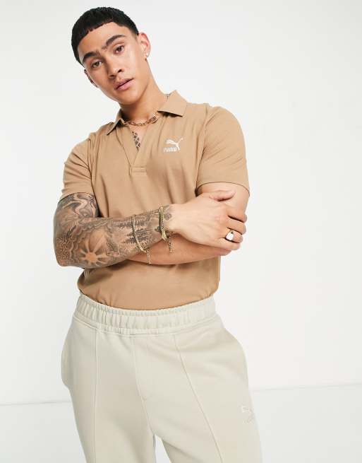 Tan puma shirt hotsell