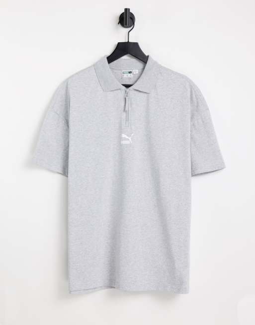 Puma - Polo zippé - Gris