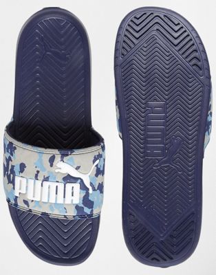 Puma Popcat Camo Slider Flip Flops | ASOS