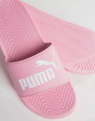 puma pink sliders