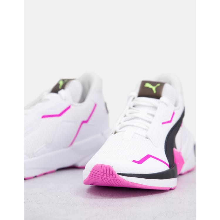 Puma basket 2025 nere e rosa