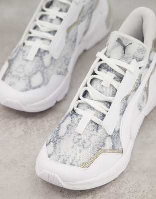 puma lilac sneakers