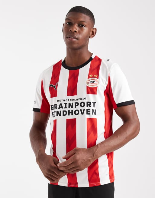 Puma Psv eindhoven 25/26 home jersey in puma white-for all time red
