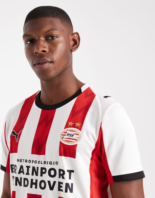 Puma PSV Eindhoven 25/26 home jersey in white and red | ASOS