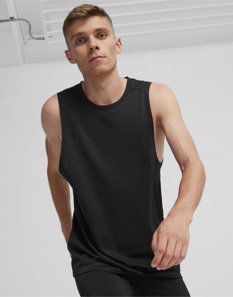 Mens Breathable Sports Tank Sleeveless T-shirt Gym Fitness Tops