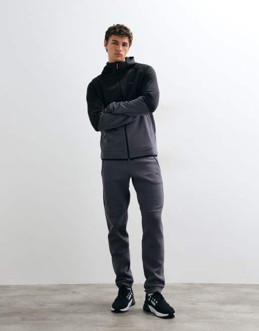 Puma Pumatech elevated pants in moody gray, 2 of 5